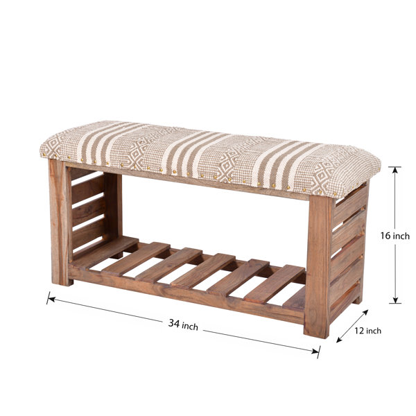 Mistana™ Leon Shoe Storage Bench & Reviews Wayfair